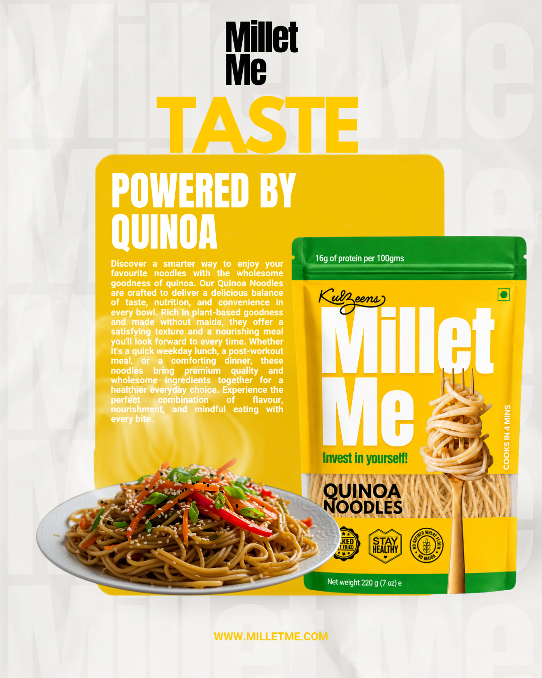 Blog title Millet Me