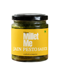 Jain Pesto Sauce | Basil & Nutty | No Onion Garlic Millet Me
