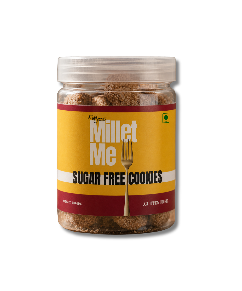 Sugar Free Cookies | Diabetic Friendly & Tasty Millet Me