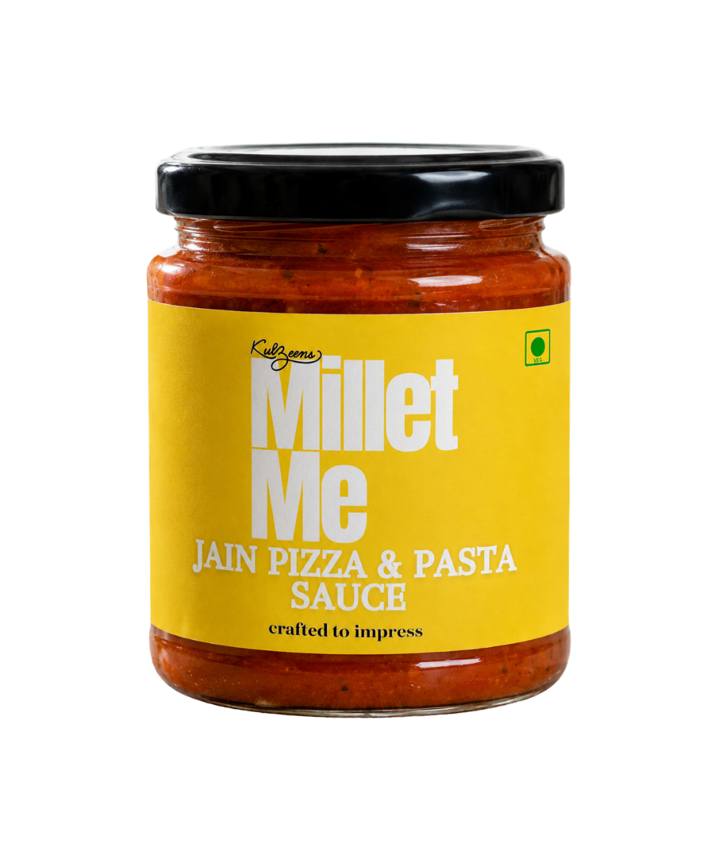 Jain Pizza Pasta Sauce | No Onion No Garlic Millet Me