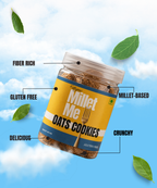 Oats Cookies | High Fiber & Heart Healthy | Guilt-Free Baked Snack Millet Me