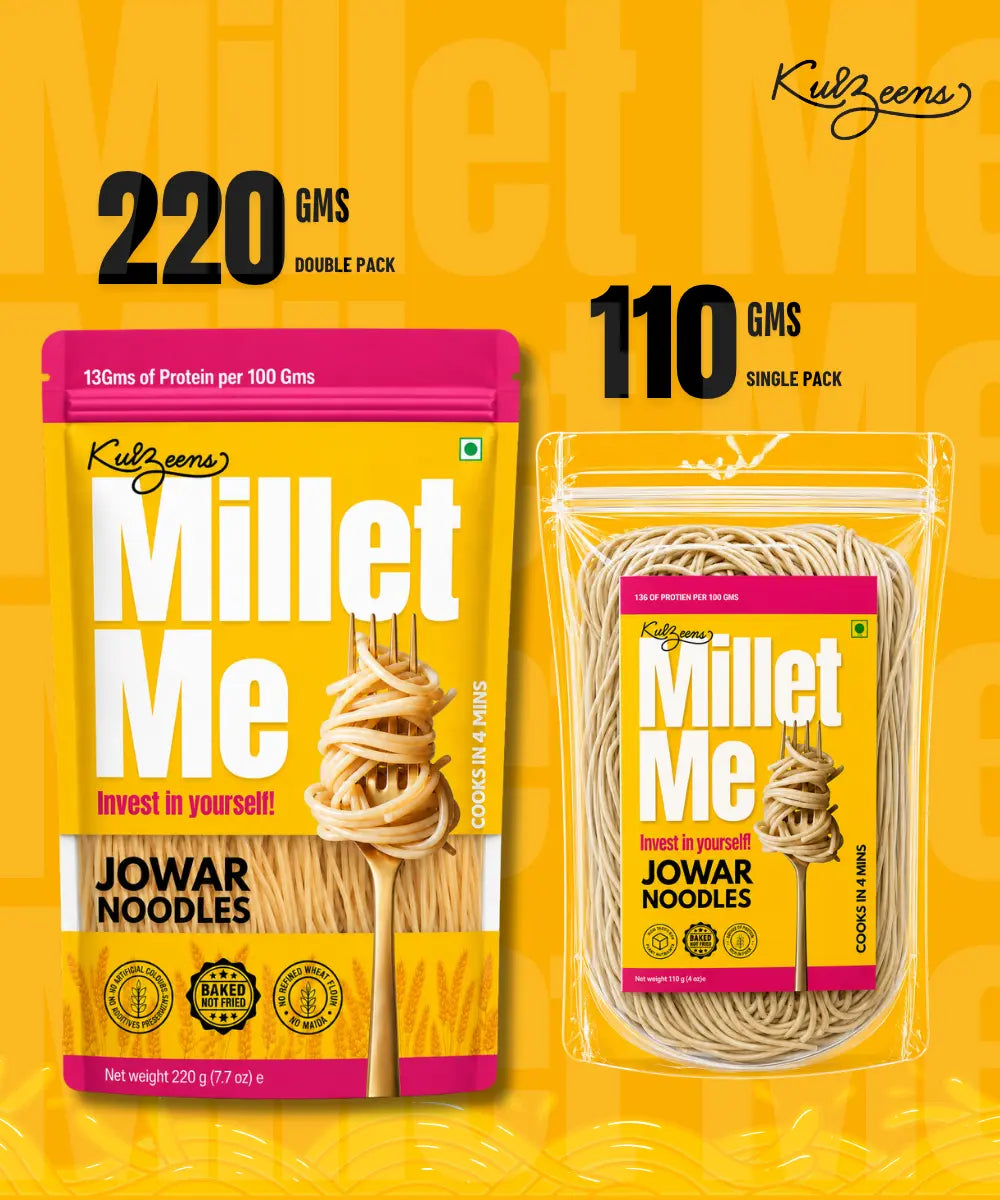 Jowar (Sorghum) Noodles | 100% Maida-Free & Diabetic Friendly Kuizeens