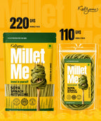 Soya Spinach Fettuccine | High Protein & Iron Rich Kuizeens