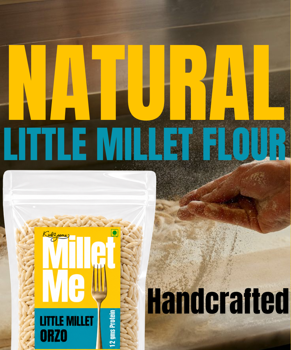 Little Millet Orzo | Gluten-Free Healthy Millet Pasta Alternative Millet Me