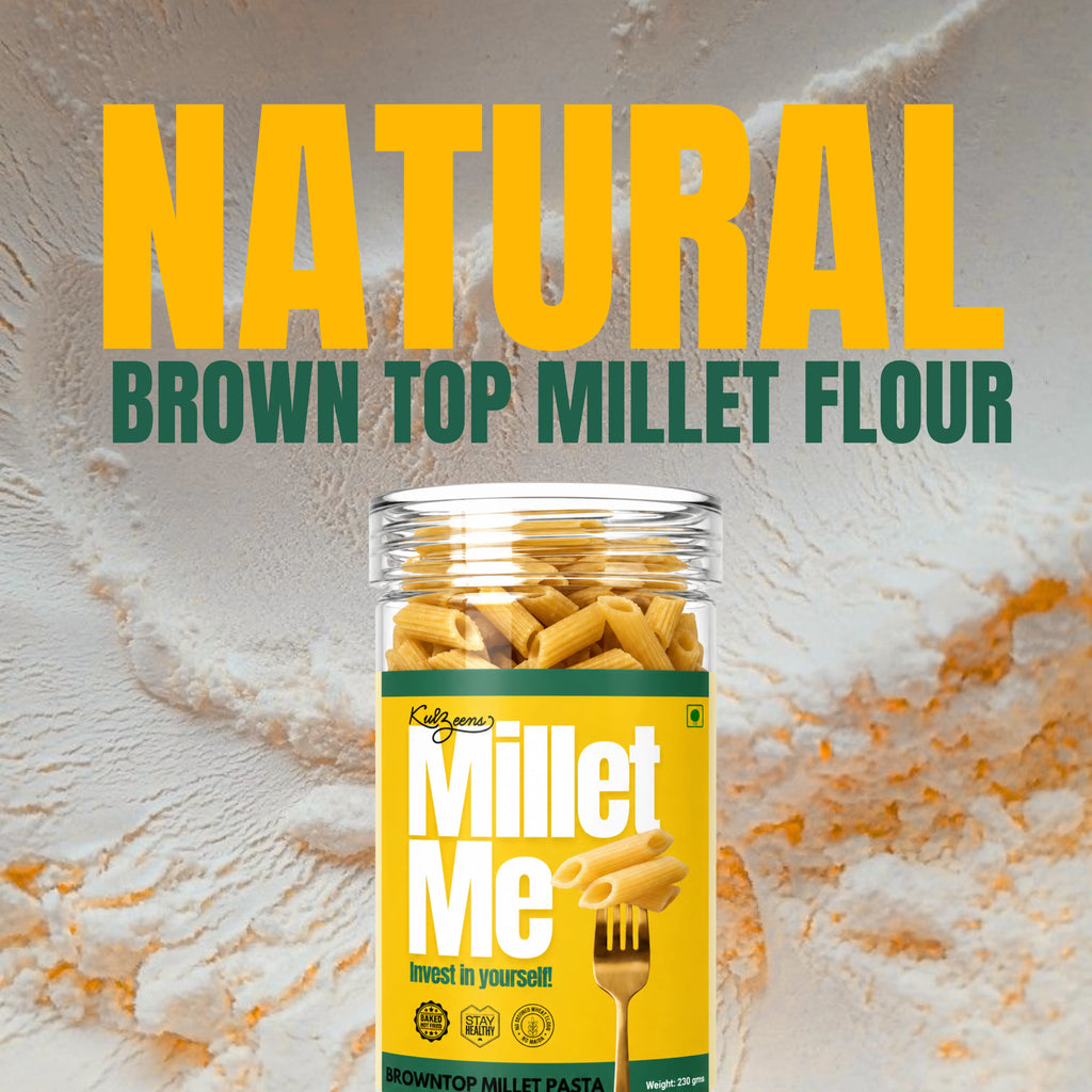 Brown Top Millet Pasta | High Fiber & Detox Friendly Kuizeens