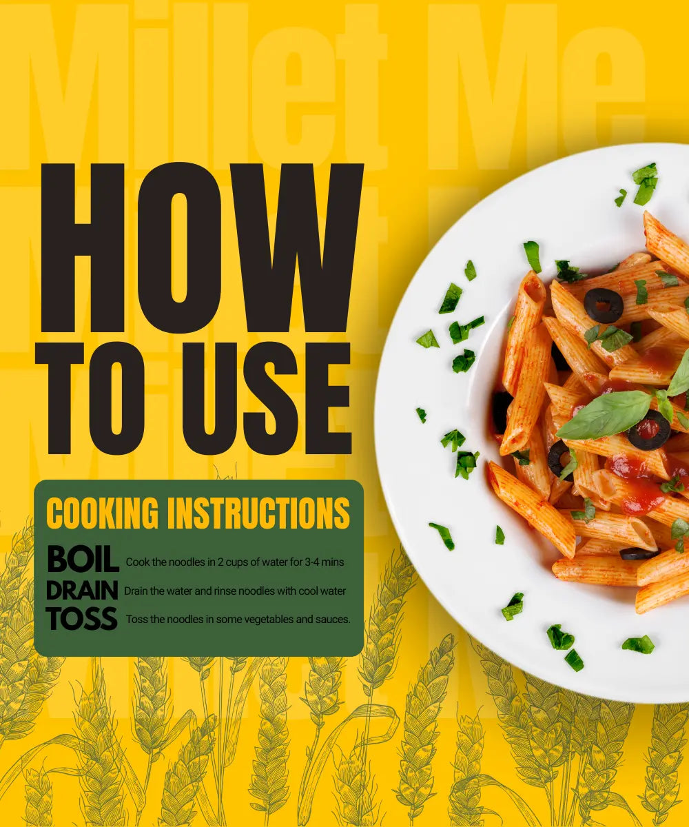 Foxtail Millet Pasta | Low GI & Diabetic Friendly Kuizeens