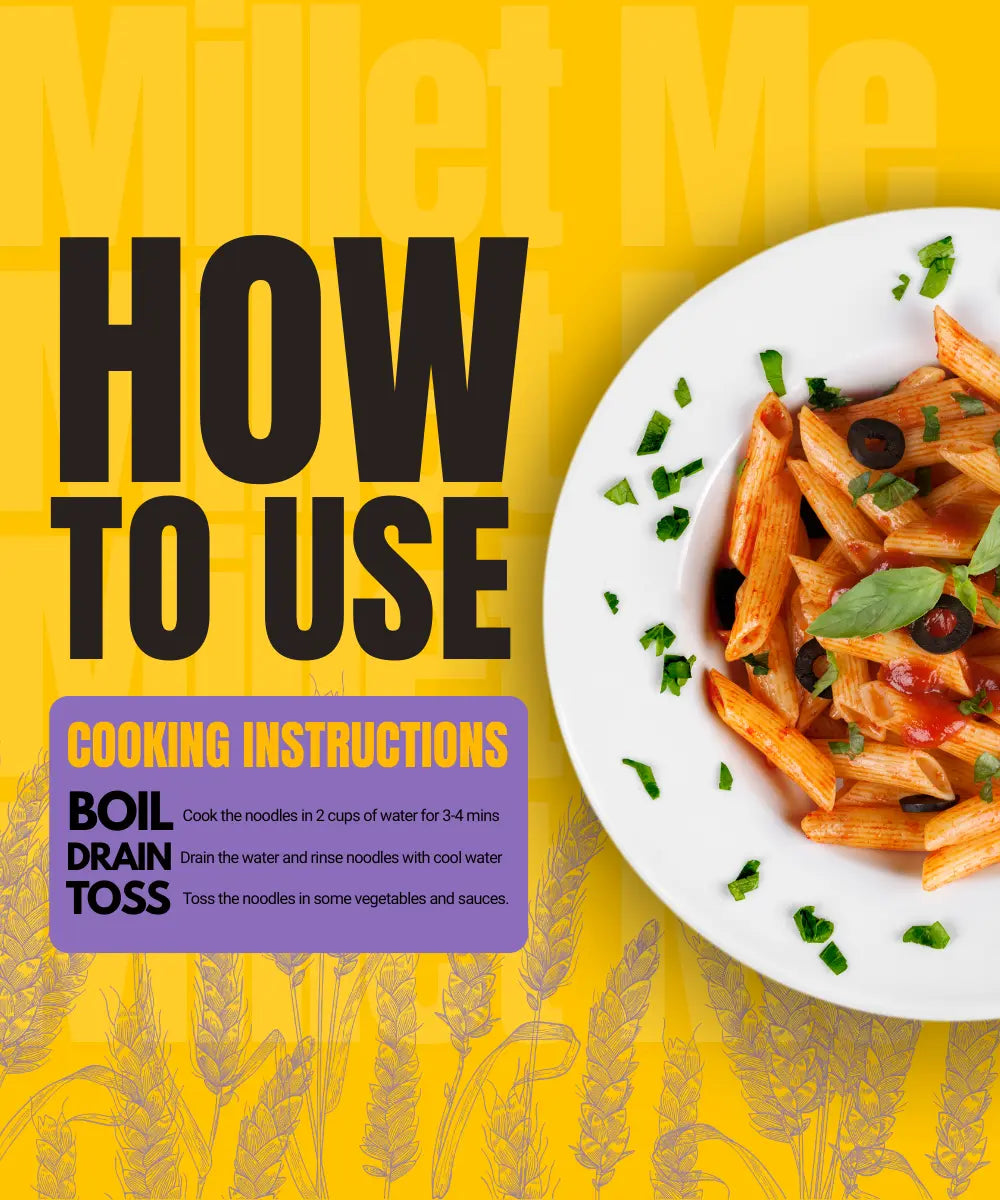Proso Millet Pasta | High Protein & Easy to Digest Kuizeens
