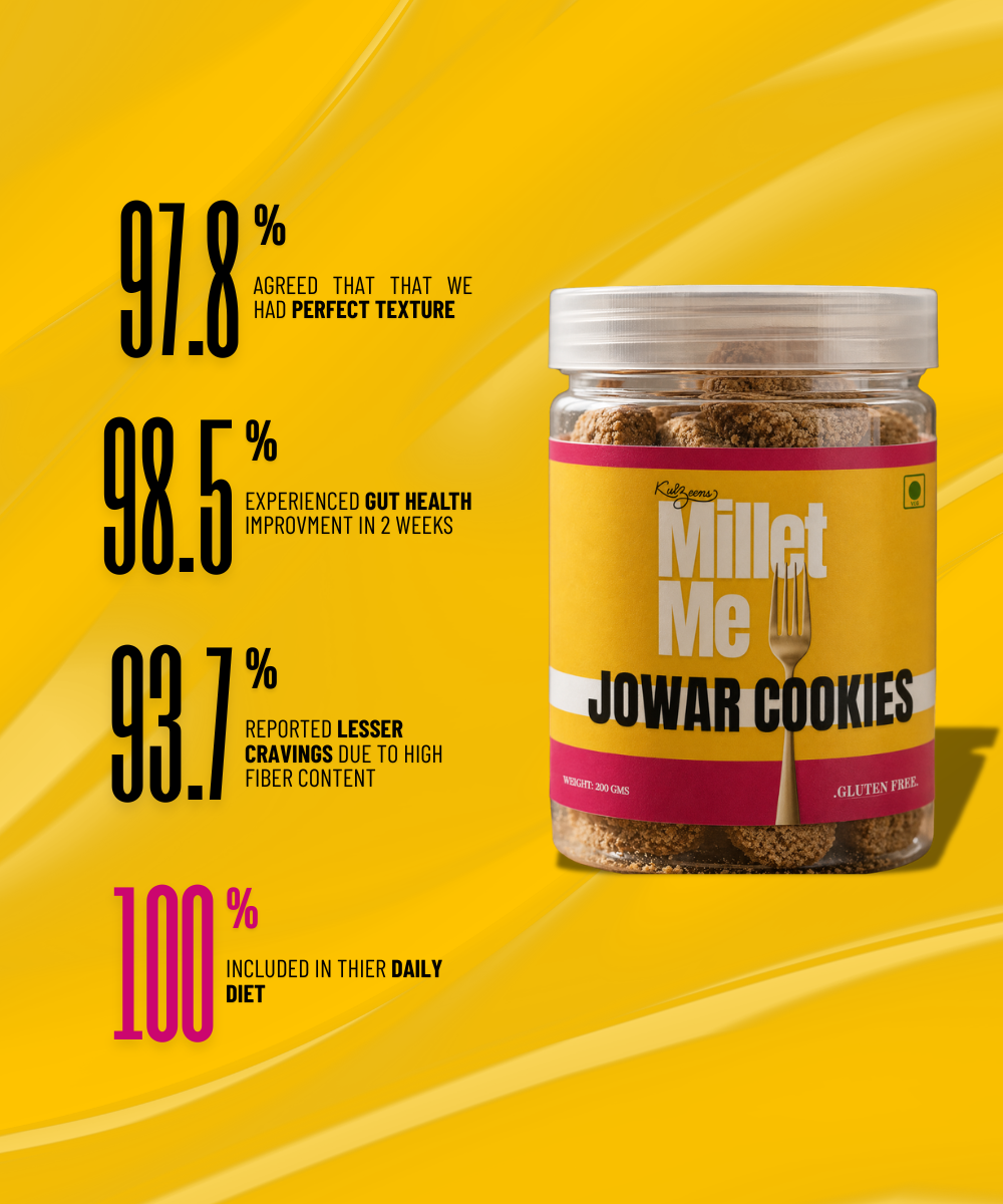 Jowar Cookies | Gluten-Free & Fiber Rich Millet Me