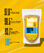 Keto Orzo/ Rice | High-Protein Low-Carb Healthy Pasta Alternative Millet Me