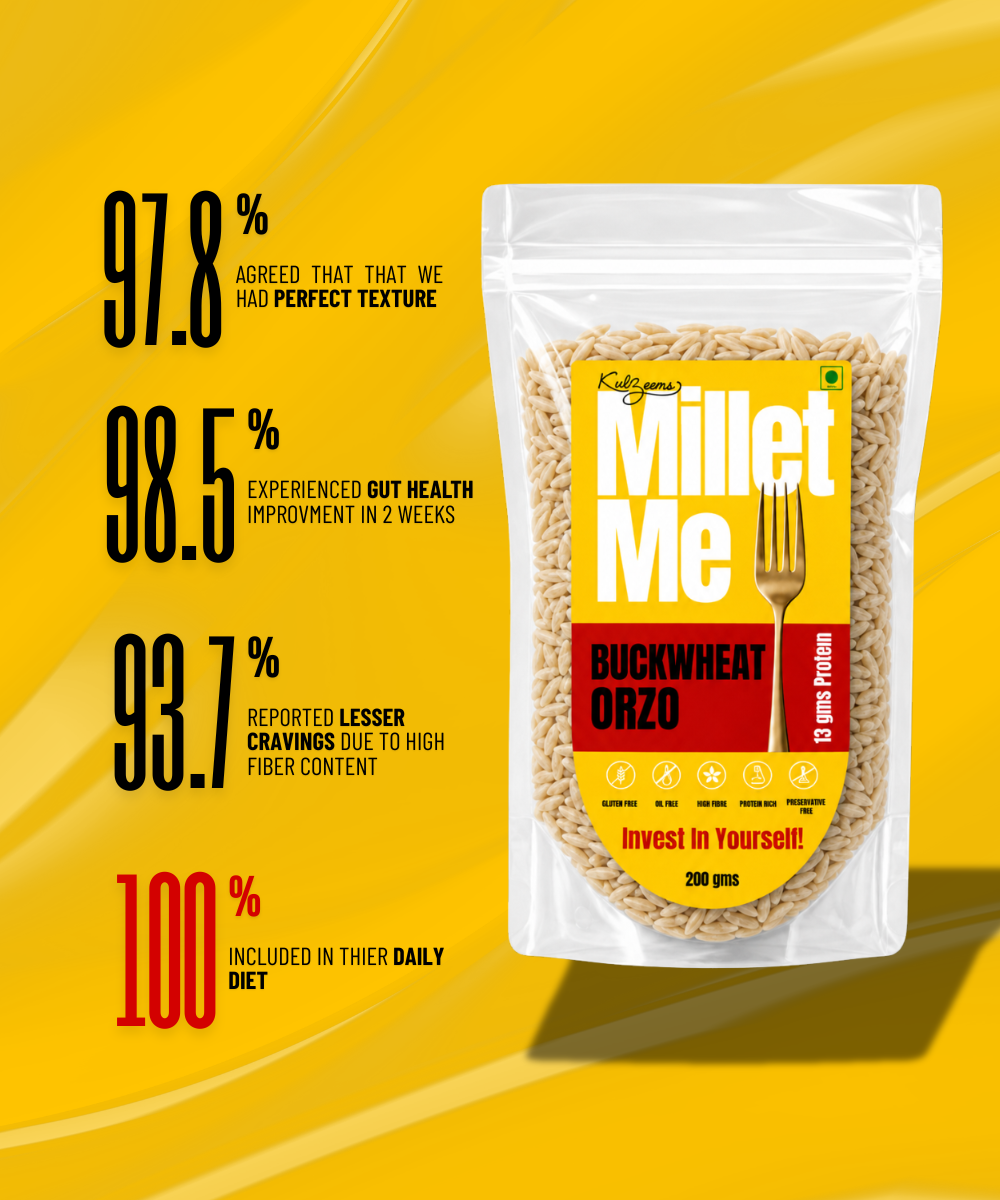 Buckwheat Orzo – Gluten-Free High-Fiber Healthy Pasta Alternative Millet Me