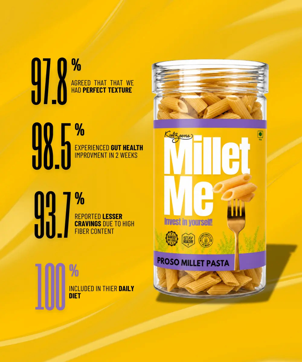 Proso Millet Pasta | High Protein & Easy to Digest Kuizeens