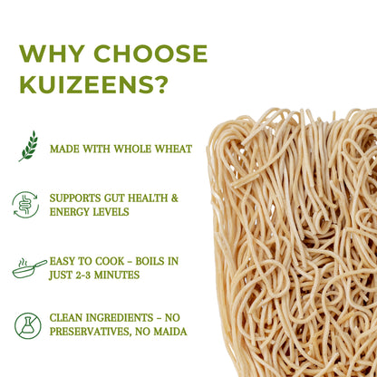 Whole Wheat Noodles | 100% Atta & High Fiber