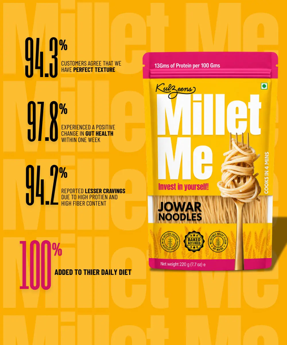 Jowar (Sorghum) Noodles | 100% Maida-Free & Diabetic Friendly Kuizeens