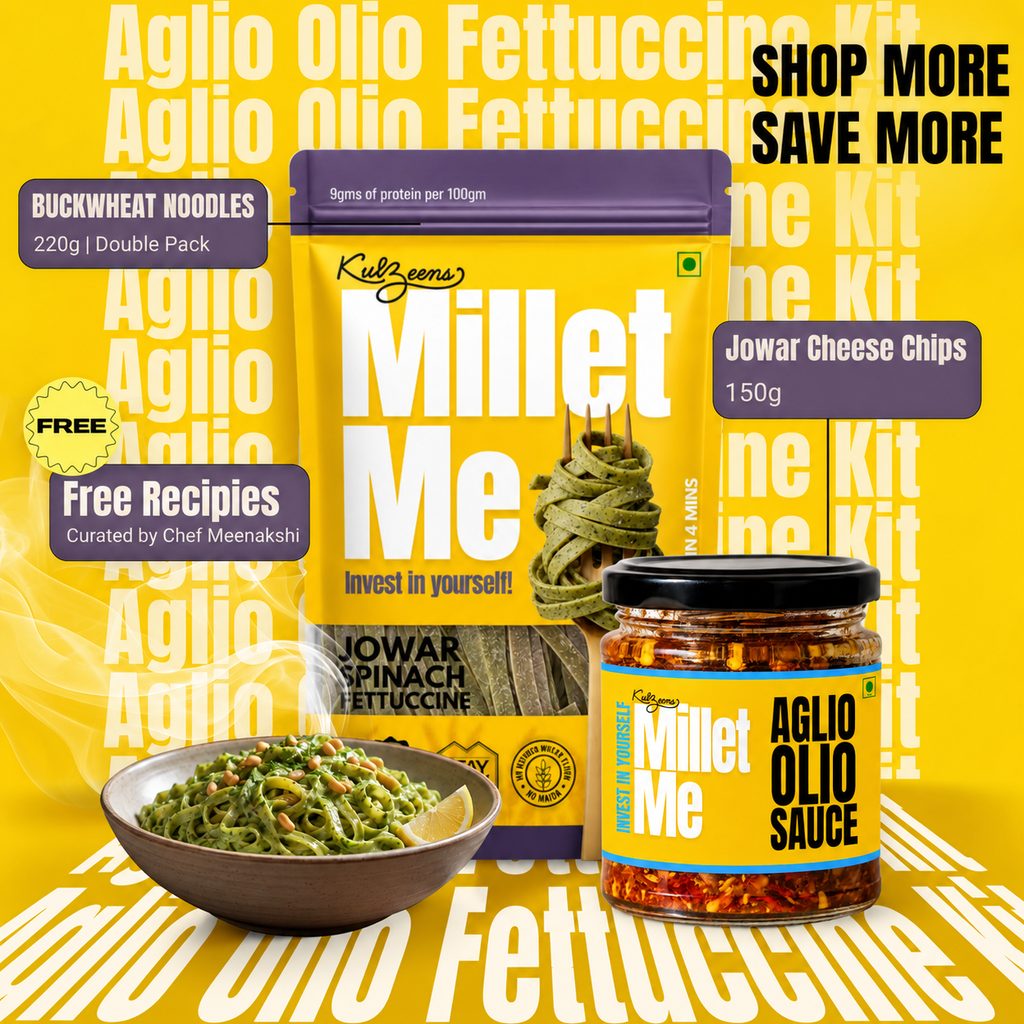 Aglio Oilio Fettucine kit Millet Me