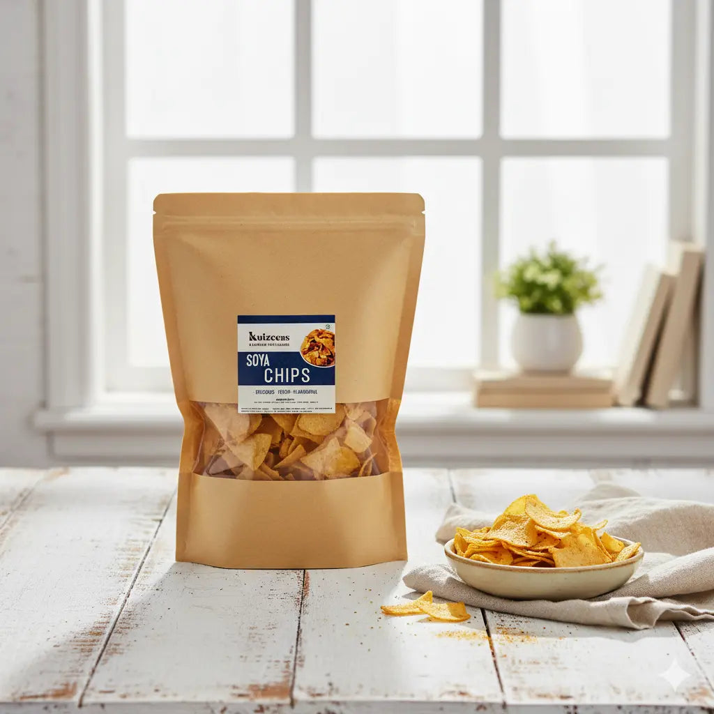 Soya Chips high protein roasted healthy snacks india tea time