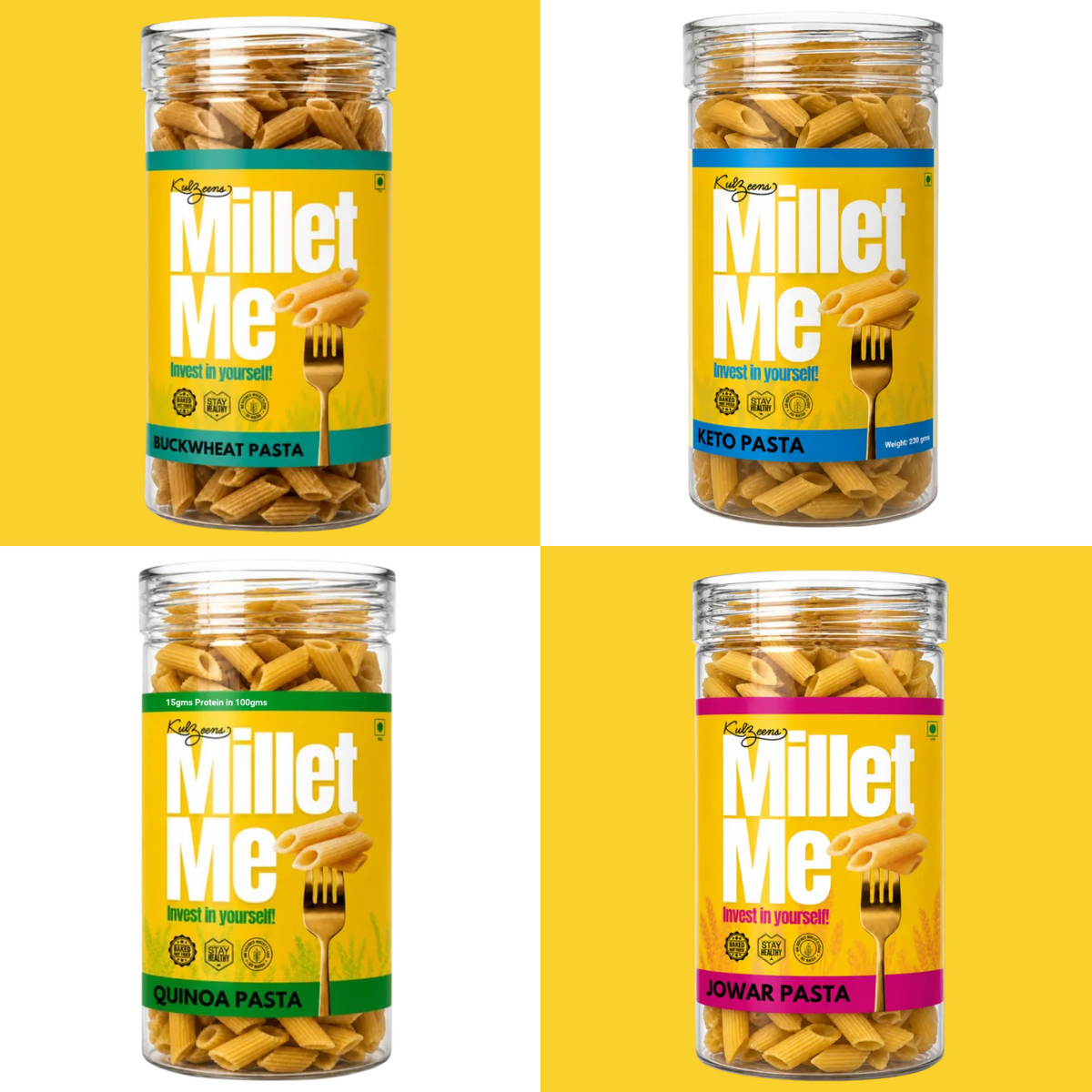 Pasta Discovery Bundle | Try All Healthy Millet Pastas | Gluten-Free Millet Me