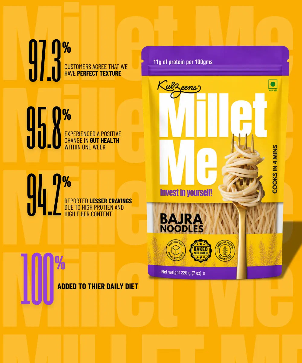 Bajra Noodles | Winter Superfood & High Fiber Kuizeens