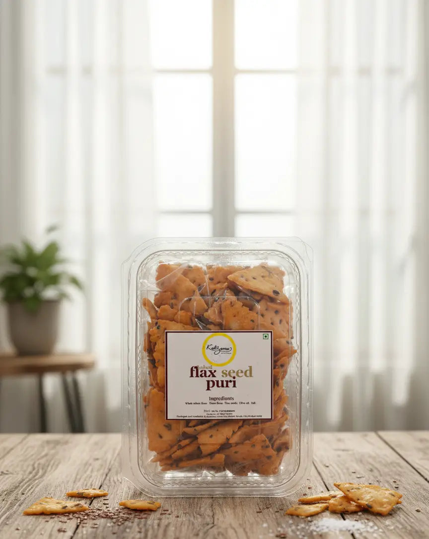 Jain Flax seed Puri Kuizeens